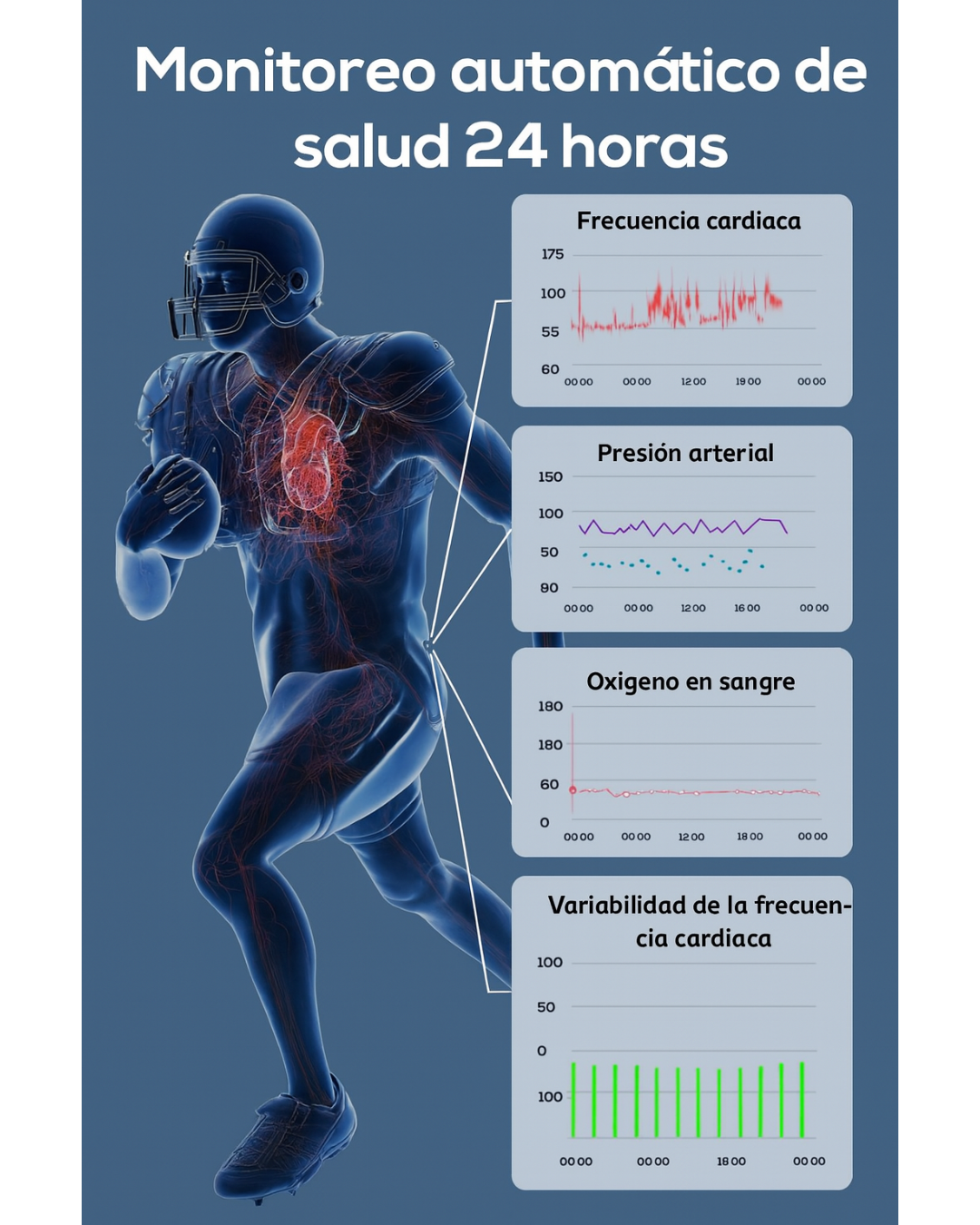 Pulsera Inteligente con Monitor de Actividad Física