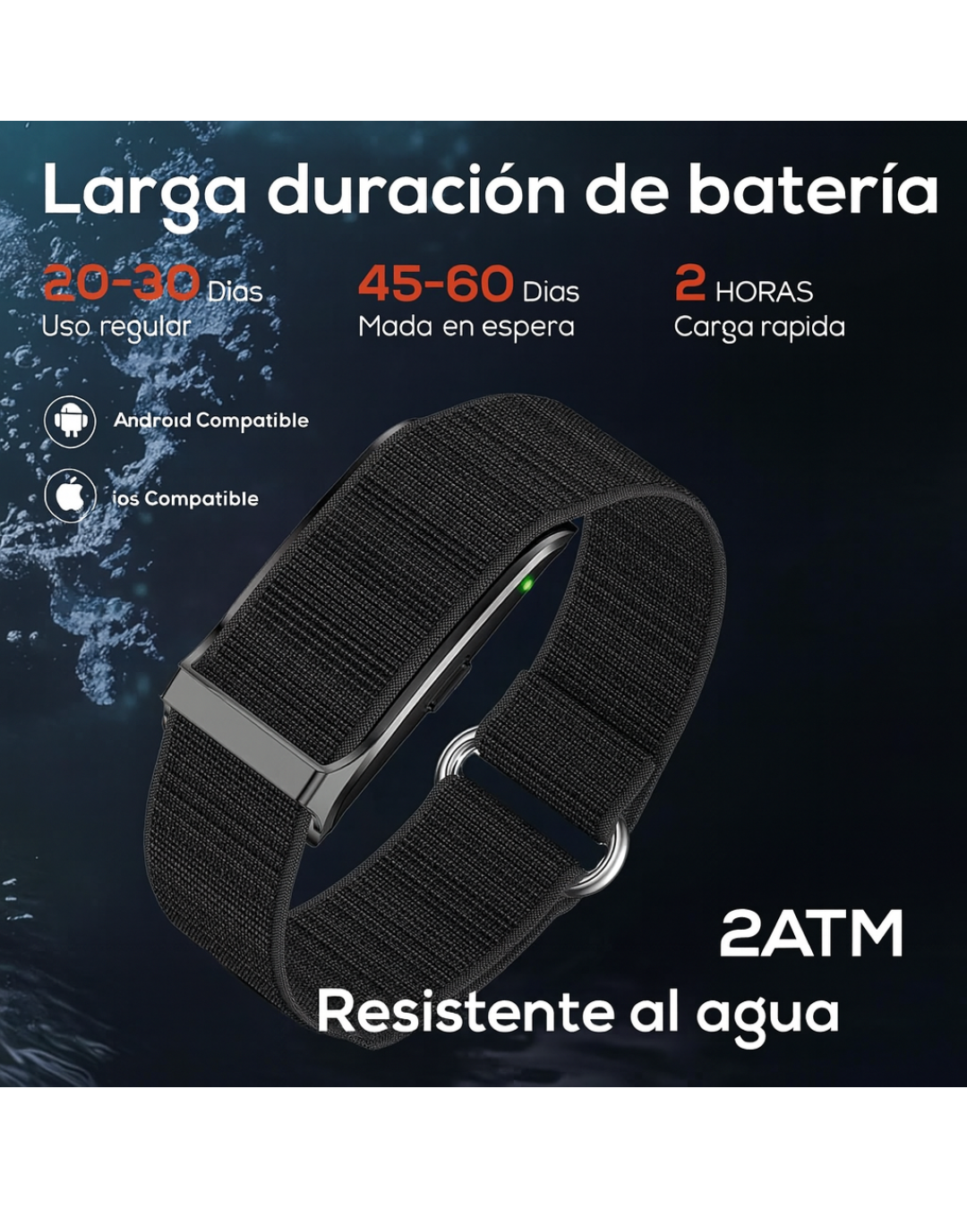 Pulsera Inteligente con Monitor de Actividad Física