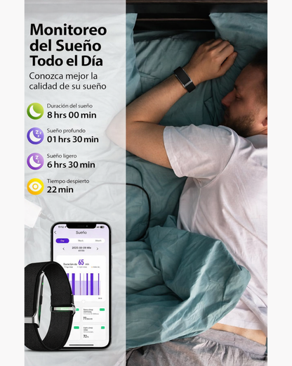 Pulsera Inteligente con Monitor de Actividad Física